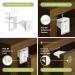 Child Safety Cupboard Locks Magnetic - 8 Locks + 2 Keys - Adhesive Baby Proofing for Cabinets/Drawers - No Tools/Screws Needed - Buy Online on GoSupps.com