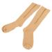Women's compression stockings with a closed toe area and zipper comfortable to wear promotes blood circulation.Women's knee stockings with compression stockings for S-M skin color