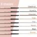 Waterproof Retractable Eyebrow Pencil - Dual-Sided Brow Defining Pen for Natural-Looking Brows in Black - Buy Online on GoSupps.com