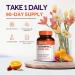 Whollium Vitamin C Tablets 1000mg with Citrus Bioflavonoids, Rose Hips, Echinacea & Turmeric - 90 Tabs | High Potency Antioxidant & Immune Support - Buy Online on GoSupps.com