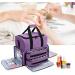 Sac Pour Vernis Semi Permanent Sac de rangement d tachable for vernis ongles Double couche contient 70 bouteilles et lampe ongles tui de voyage Portable for maquillage Pour Flacons De Vernis Purple - Buy Online on GoSupps.com