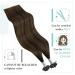 Youngsee Braun Ombre U Tip Hair Extensions - Real Hair Bonding for Women - Dark Brown & Medium Brew - 55cm 50g Salon Quality - #2/2/6 - Buy Online on GoSupps.com