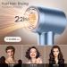 High-Speed Negative Ionic Hair Dryer - 1500W Fast Drying Low Noise Magnetic Nozzle - Perfect for Home & Travel (Grey - Buy Online on GoSupps.com
