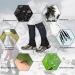 IDAND Waterproof Snow Boot Gaiters for Outdoor Activities - Black X-Large - Buy Online on GoSupps.com