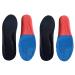 Comfort Shoe Insoles 2 Pairs Running Sport Inserts Sneaker Innersoles Ultra Cushioned Foam Boot Liners Breathable Arch Support Shoe Pads for Women US 5-7 5-7 US Women 2 Pairs Shoe Insoles: Black