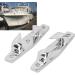 Stainless Steel 6-inch Mooring Cleat Set for Boat Anchoring | Hollow Fair Design | Marine Grade Metal | Boat Mooring Accessories - Buy Online on GoSupps.com