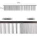 Shop Lumcov 2-in-1 Stainless Steel Pet Comb - Dog & Cat Grooming Tool with Rounded Ends for Removing Mats & Knots (6.7 inch) - International Shipping Available - Buy Online on GoSupps.com