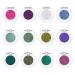 Shimmer Eyeshadow - 12X Girls Sparkly Eye Shadow Single Buildable Reflective Glitter Eyeshadow Single for Travel Daily Travel Parties Picnics