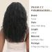 Testar Black Curly Wigs for Black Women | Shoulder-Length Deep Wavy & Heat-Resistant Synthetic Wig for Daily & Party Use - Buy Online on GoSupps.com