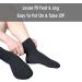 Extra Wide Lymphedema Bariatric Knee High Sock Liners for Air Cam Walkers & Orthopedic Boots - Black 2 Pairs - Unisex Size - Buy Online on GoSupps.com