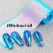 8 Colors Hot Summer Wraps Design Aurora Film Holographic Nail Stickers Ice Cube Glass Paper Nail Foil Sparkly(K02) - Buy Online on GoSupps.com