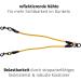 Floxic Dew Double Dog Leash for 2 Dogs Reflective Stretchable No Hogging Ideal for Small to Medium Dogs - Gray/Orange - 8mm - Buy Online on GoSupps.com