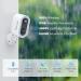 Jennov 2K Wireless Outdoor & Indoor Camera Wi-Fi Battery Powered Camera with AI Smart Color Night Vision - Pack Of 2 - Buy Online on GoSupps.com