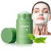Green tea mask stick green tea purifying clay stick mask oil control green tea clean mask combats acne and blackheads improves the skin for all skin types men women
