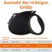 Amazon Basics Retractable Dog Leash - Medium Black | Durable & Comfortable | International Shipping Available - Buy Online on GoSupps.com