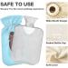 ZZXXB Hot Water Bottle with Fleece Cover - 1L PVC Heat Bag for Neck & Shoulder Pain Relief Hand & Feet Warmer Cold Therapy - Buy Online on GoSupps.com