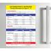 Acetaminophen & Ibuprofen Dosing Guide for Infant Baby Kids | Dosage Chart Fridge Magnet (2 Pack) | 0-11 Years | Medication Reference - 5x7 in - Buy Online on GoSupps.com