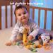 Tumama Baby Toys 0-12 Months | Plush Rattle & Stroller Hanging Toys | Giraffe & Zebra Set | Perfect Gift for Newborns & Toddlers - Buy Online on GoSupps.com