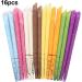 Vesaneae 16 Pcs Beeswax Ear Candles - 100% Natural & Non-Toxic | Scented Cones in 8 Colors | Fragrance Organic Plant Material | Hollow Cone Candles - Buy Online on GoSupps.com