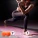 QUR Peanut Massage Ball - Double Massage Ball for Myofascial & Muscle Relaxation Acupuncture Therapy - Yellow | International Shipping Available - Buy Online on GoSupps.com