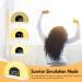 Kinberry Sunrise Alarm Clock - Wake Up Light with Sunrise Simulation larm Clock Bedside Digital Clock Adjustable Brightness Night Light Bedside Lamps Gifts for Boys Girls - Buy Online on GoSupps.com