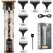 LCD Electric Hair Clipper T9 - Vintage Rechargeable Man Shaver & Professional Trimmer (Bronze Medusa) - International Shipping Available - Buy Online on GoSupps.com