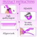 7-Piece Hair Braiding Tools Set with Magnetic Pin Wristband and Stainless Steel Combs - Purple - Buy Online on GoSupps.com