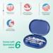 Initio 600ML Water Flosser for Teeth - Dental Water Teeth Cleaner with 2 Modes & 10 Adjustable Pressure - 6 Tips for Multiple Users - Blue - Buy Online on GoSupps.com