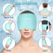 Migraine Relief Ice Hat Cap - Flexible Gel Cold Compress for Head, Eyes, Neck - Reusable Ice Pack for Headache Migraine Relief - Stretchable & Adjustable - Natural Therapy (Ice Blue) - Buy Online on GoSupps.com