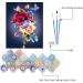 Flower Paint by Numbers Kit - Butterfly Adult DIY Oil Painting 12X16 Inch - for Adults & Kids Beginners - Pink - Buy Online on GoSupps.com
