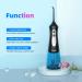 Nicefeel Cordless Water Flosser - Portable 300ML Oral Irrigator, IPX7 Waterproof, 3 Modes, 4 Jet Tips - Ideal for Travel & Family - Buy Online on GoSupps.com