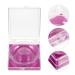 Buy SOLUSTRE 6Pcs Empty False Eyelash Packaging Boxes - Rosy Glitter Square Holders for Eyelashes - International Shipping Available - Buy Online on GoSupps.com