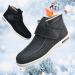 Women's Winter Thermal Fleece Lined Diabetic Edema Shoes - Pressure-Free Indoor Walking Shoes for Arthritis & Plantar Fasciitis - Size 10 Black - Buy Online on GoSupps.com