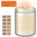 Buy Natural Soy Scented Candle - Strong Balsam & Vanilla Aromatherapy | Non-Toxic Jar Candles for Large Rooms | Perfect Birthday Gift for Mom & Dad - Buy Online on GoSupps.com