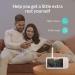 Peekababy Smart Baby Monitor with Camera and Audio | 5'' LCD Screen | Cry Detection | Sleep Analysis | 2-Way Talk | Clear Night Vision | Gift for Baby Shower - White - Buy Online on GoSupps.com