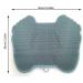 Wall-Mounted Foot Scrubber for Shower - Hands-Free Back Washing Brush with Suction Cups | Anti-Slip Gray Bathroom Foot Cleaner - Buy Online on GoSupps.com