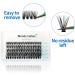 C Curl 40D 0.07mm Cluster Eyelash Extensions | Mixed 8-16mm | 40 Root Individual Clusters Lash Extensions - Buy Online on GoSupps.com