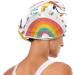 Rainbow Lovely Penguins Hair Towel 2 Pack - Super Absorbent Quick Dry Hair Turbans for Women & Girls - Buy Online on GoSupps.com