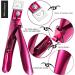 Willight Tip Cutter - Stainless Steel Nail Clipper for Salon & Home Manicure - Rose Red | Ideal for Nail Art & DIY Beauty Design - Buy Online on GoSupps.com