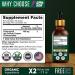Premium Chlorophyll Liquid Drops 6000mg - Immune Boost, Energy Increase, Digestion Support, Fast Detox - Non-GMO, Vegan - Buy Online on GoSupps.com