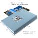 Buy Linen Photo Album 10x15 for 300 Photos | Perfect for Baby Wedding & Family Memories - Cyan-Blue - Buy Online on GoSupps.com