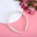 MAIGO Pearl Headband - Velvet Pearl Headband White Artificial Pearl Hairbands Faux Pearl Headbands for Grils Women Valentine's Day Giftsm Everyday Wear Wedding Party Bridal Shower Graduation Parties - Buy Online on GoSupps.com