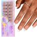Elegant French Manicure French False Nails Different Sizes Natural Nail Art Tips and Accessories