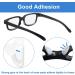 24 Pairs Anti-Slip Silicone Nose Pads for Glasses - Transparent D Shape Stick-On Adhesive Nose Pads for Eyeglasses and Sunglasses - 15 x 6 x 1.5 mm - Buy Online on GoSupps.com