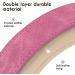 Beirui Soft Padded Leather Dog Collar - Comfortable & Durable for All Sizes | Pink XL (Neck 41-53 cm) with High-Quality Alloy Fittings - Buy Online on GoSupps.com