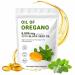 J-PRQ Oil of Oregano Softgels 300 Count Organic Oregano Oil Supplement Capsules Non-GMO 6000 mg Oregano Oil and 200 mg Black Seed Oil