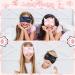 3Pcs Cute Cat Sleep Masks for Kids - Lightweight Adjustable Silk Eye Covers for Sleeping Travel & Office - Buy Online on GoSupps.com