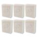 Bela Bath & Beauty Oatmeal Milk & Bran Moisturizing Soap Bars No Harsh Ingredients 3.3 oz. each - 6 Pack