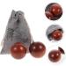 JECOMPRIS Handball Wooden Balls - 4 Sets for Massage Crafting & Meditation | Portable Rosewood & Mahogany Massage Balls - Buy Online on GoSupps.com