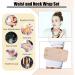ZJchao Reusable Castor Oil Pack Wrap Set | Adjustable Elastic Strap & Leak-Proof Design for Waist & Neck Compress - Washable & Durable - Buy Online on GoSupps.com